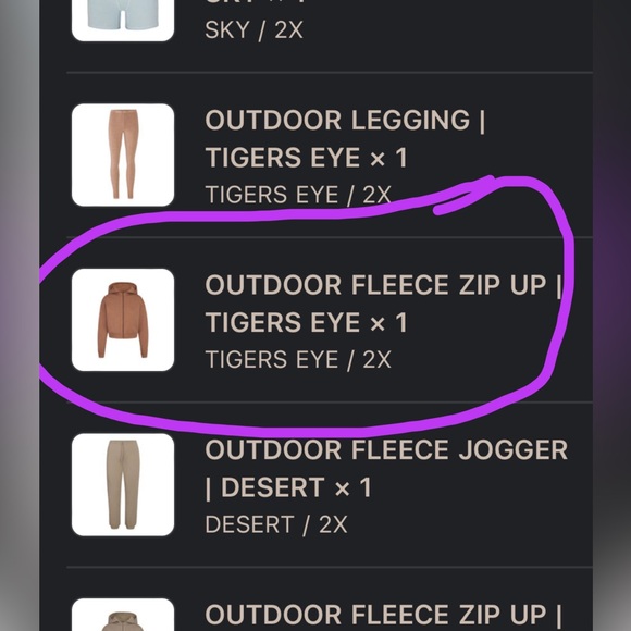 🪽SOLD🪽Skims Outdoor Fleece Zip Up Hoodie 🐫 - Picture 15 of 16